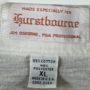 VTG Jim Osborne PGA Polo XL USA One Of One Hurstbourne Club Louisville 80s 70s